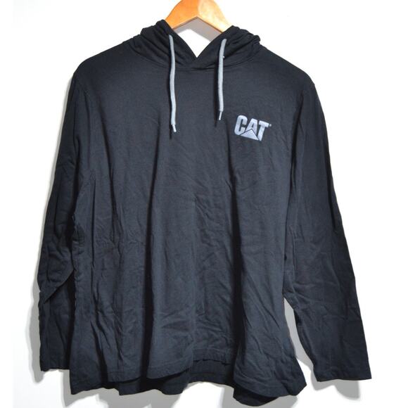 Caterpillar Woman's UPF Banner Hooded Long Sleeve Shirt Size 1X - Picture 1 of 11